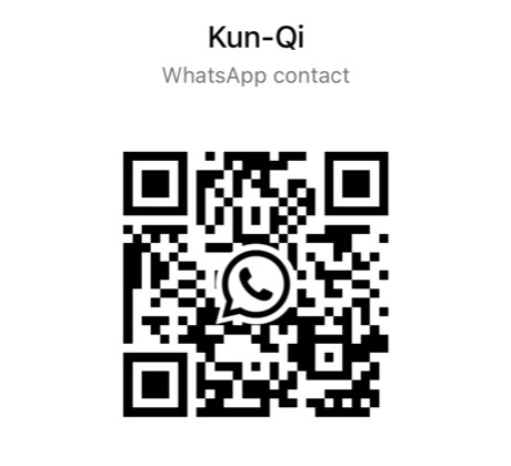 KUN-QI WhatsApp-Kontakt-QR-Code